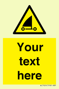 Custom Warning sand yachting